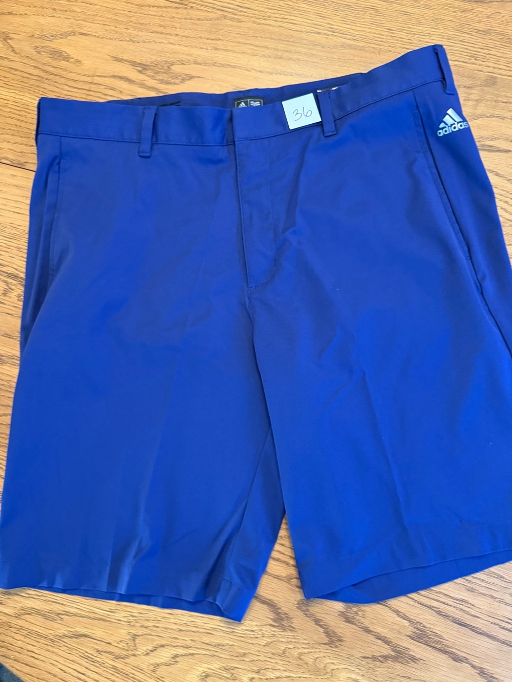 adidas Royal Blue Athletic Golf Shorts